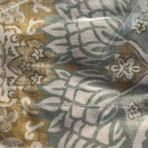 Pottery Barn Yellow Celeste Damask Pillow Shams Standard Set of 2